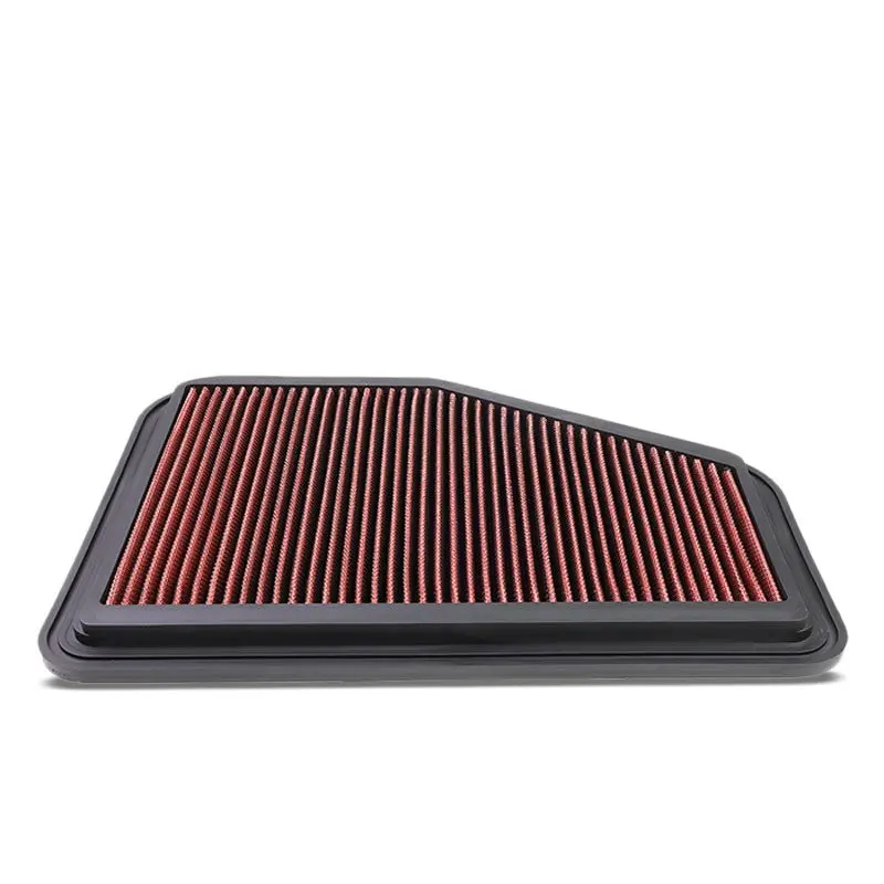Red Washable/Reusable Airbox Drop-In Panel Air Filter For 08-09 Pontiac G8 1