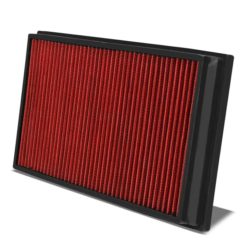 Wash/Reusable Red High Flow Drop-In Panel Air Filter For Porsche 03-17 Cayenne 1