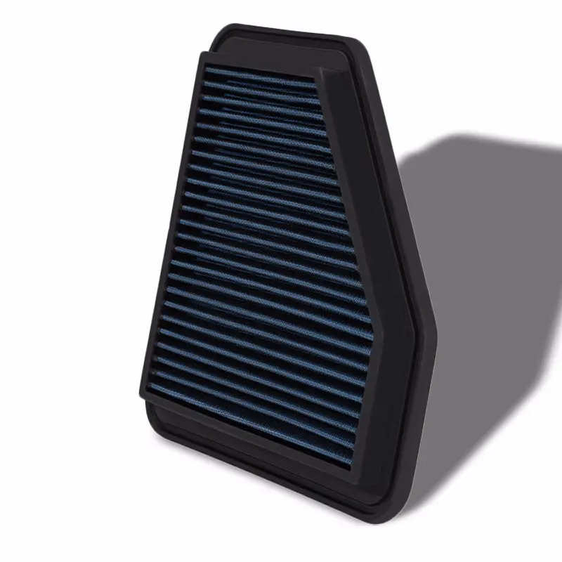 Reusable Blue High Flow Drop-In Panel Air Filter For Toyota 07-11 Camry 3.5L 1