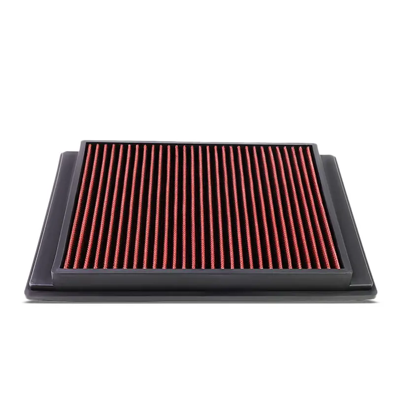 Red High Flow Washable Drop-In Panel Air Filter For 06-09 Range Rover Sport 1