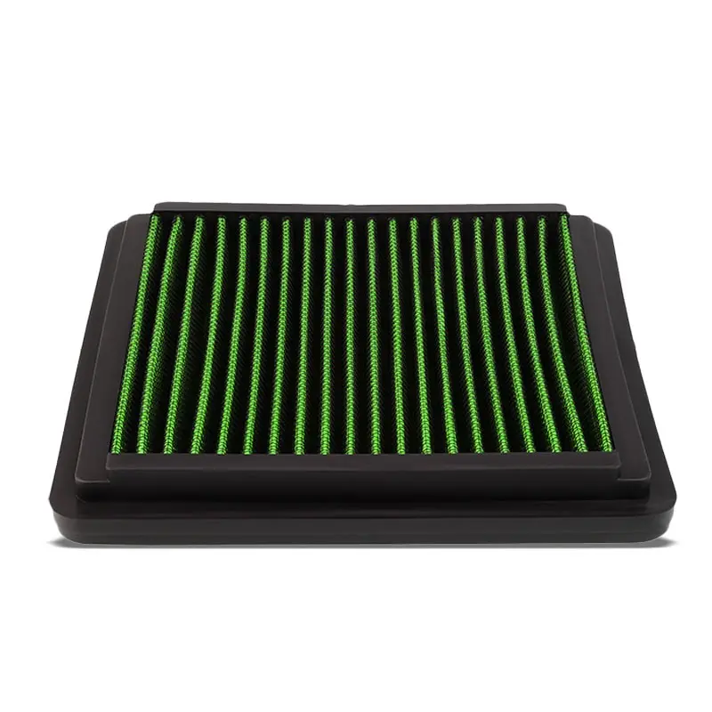 Green Washable/Reusable Drop-In Panel Air Filter For 06-15 Civic 1.3/1.5 Hybrid 1