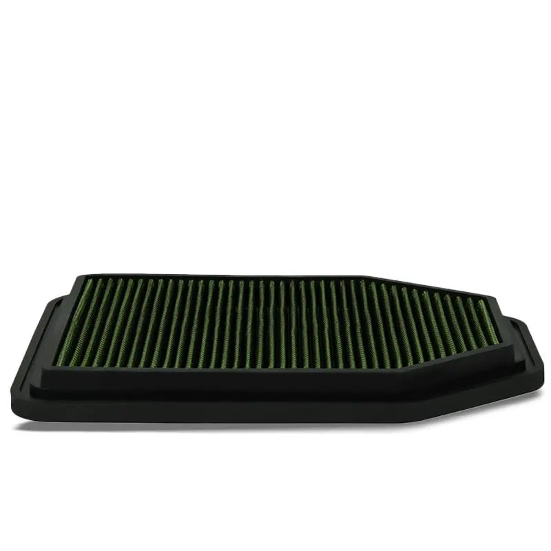Reusable Green High Flow Drop-In Panel Air Filter For 07-17 Wrangler 3.6/3.8L 1