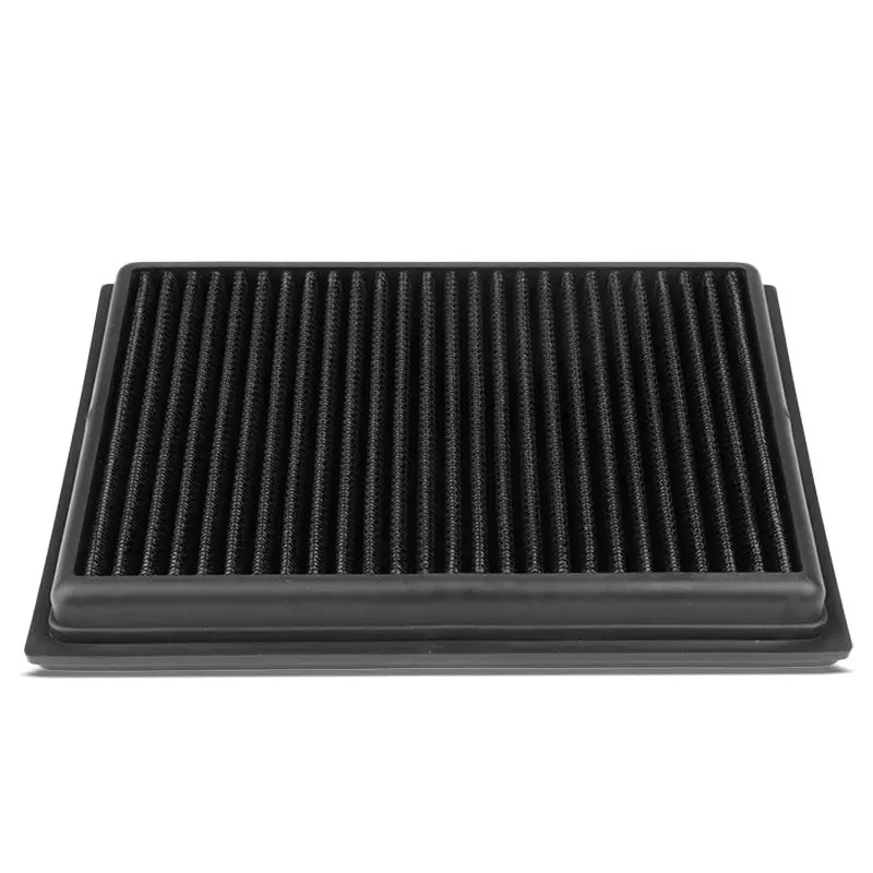 Black High Flow Washable/Reusable Airbox Dropin Panel Air Filter For 09-12 Fx35 1