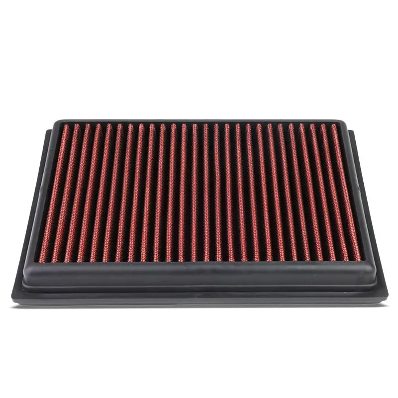 Red Performance Washable/Reuse Airbox Drop-In Panel Air Filter For 08-13 Rogue 1