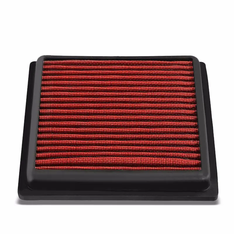 Reusable Red High Flow Drop-In Panel Air Filter For Infiniti 08-13 G37 3.7L 1