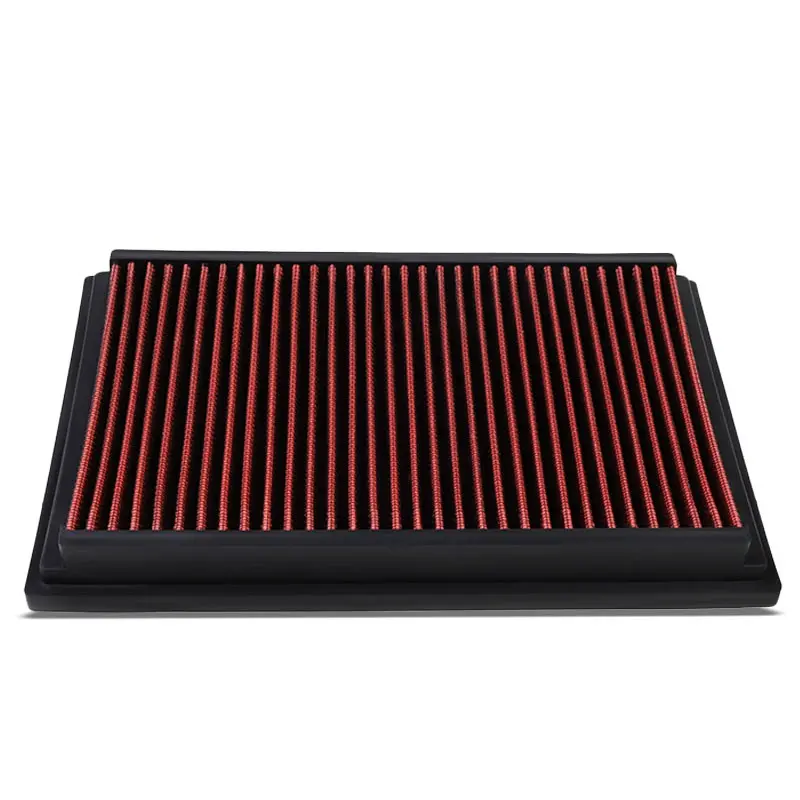 Red High Flow Washable Airbox Drop-In Panel Air Filter For 07-15 Mazda 5 2.3/2.5 1