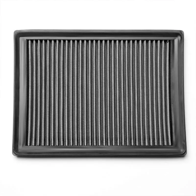 Silver High Flow Washable/Reusable Drop-In Panel Air Filter For 04-08 F-150 5.4L 2
