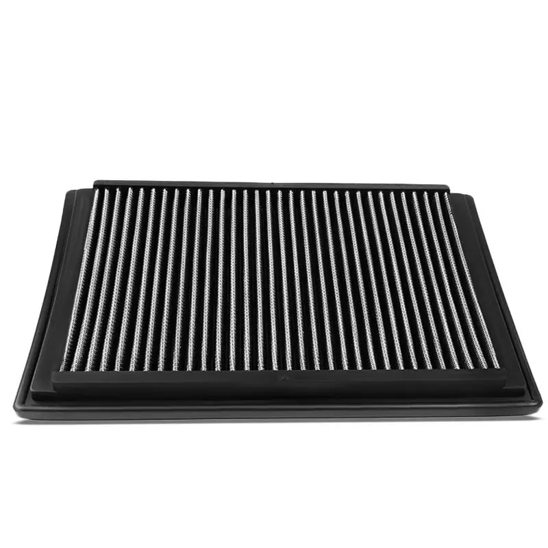 Silver High Flow Washable/Reusable Drop-In Panel Air Filter For 04-08 F-150 5.4L 1