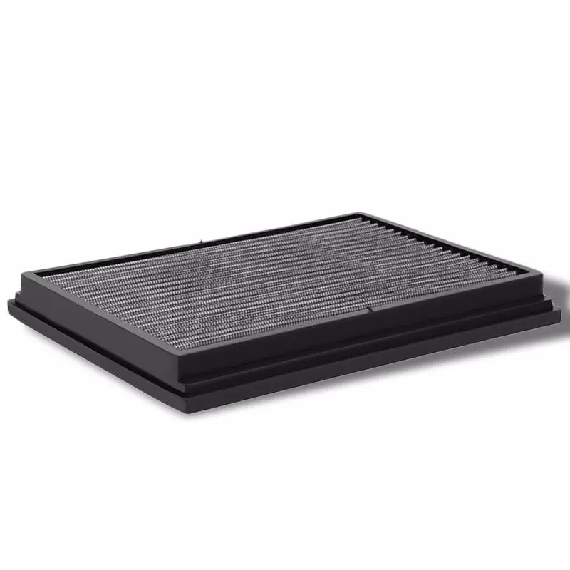 Reusable Silver High Flow Drop-In Panel Air Filter For Audi 02-09 A4 Quattro 1