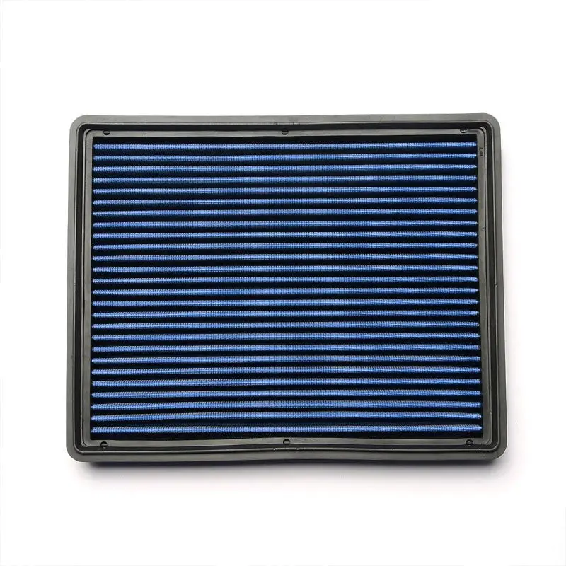 Blue High Flow Washable/Reusable Airboxdrop-In Panel Air Filter For 01-11 Sierra 2