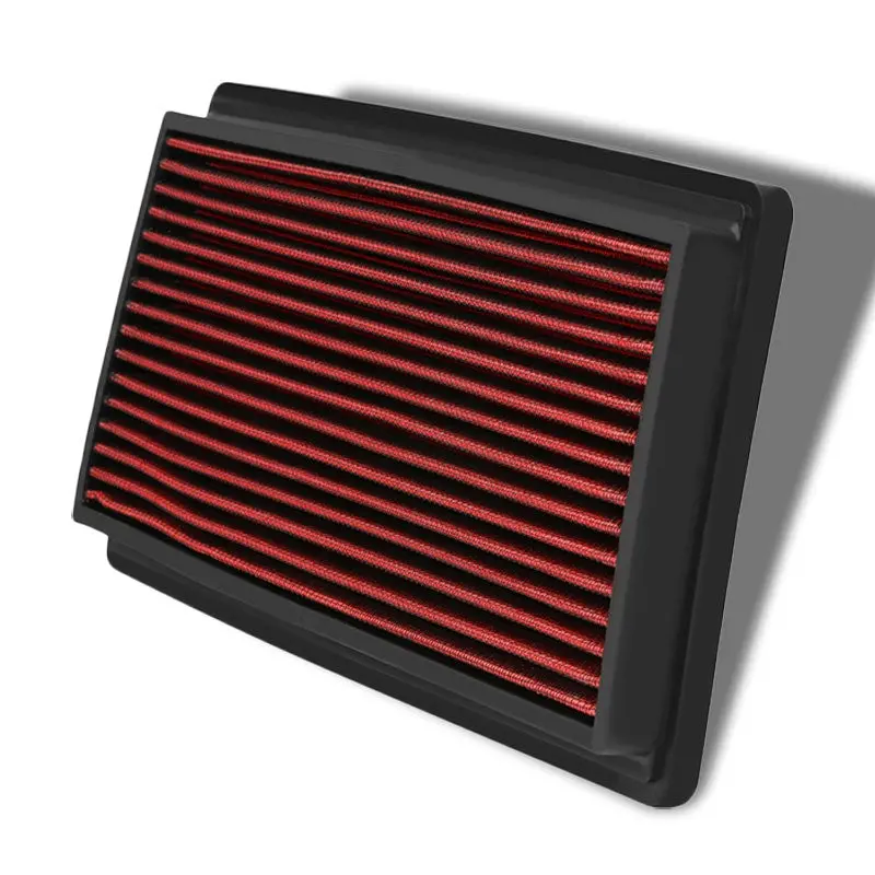 Reusable Red High Flow Drop-In Panel Air Filter For Jeep 96-01 Cherokee 2.5L 1
