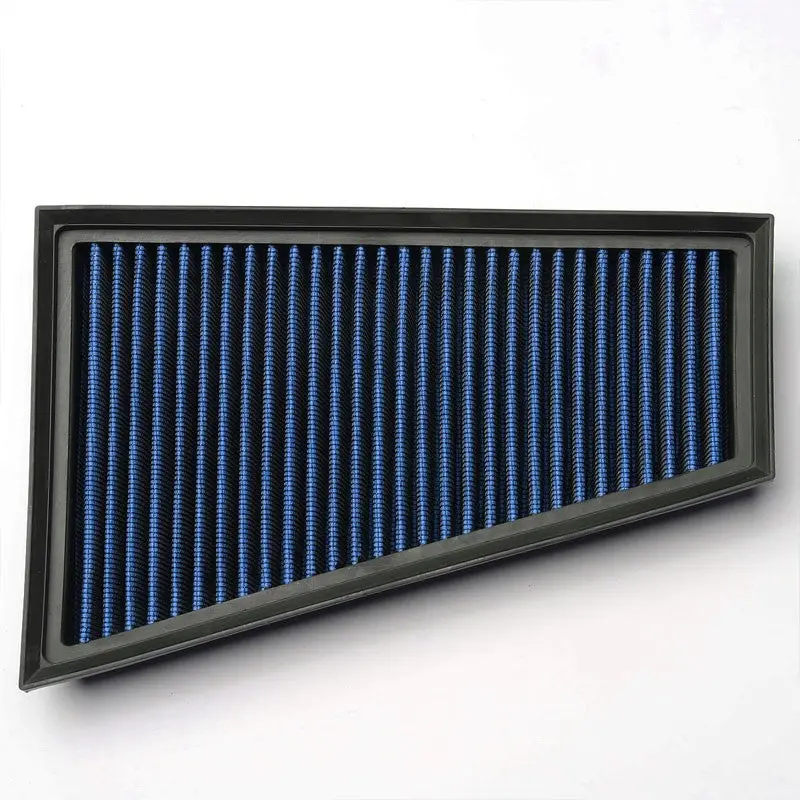 Blue High Flow Washable Airbox Drop-In Panel Air Filter For 15-17 Cla180 1.6L 2
