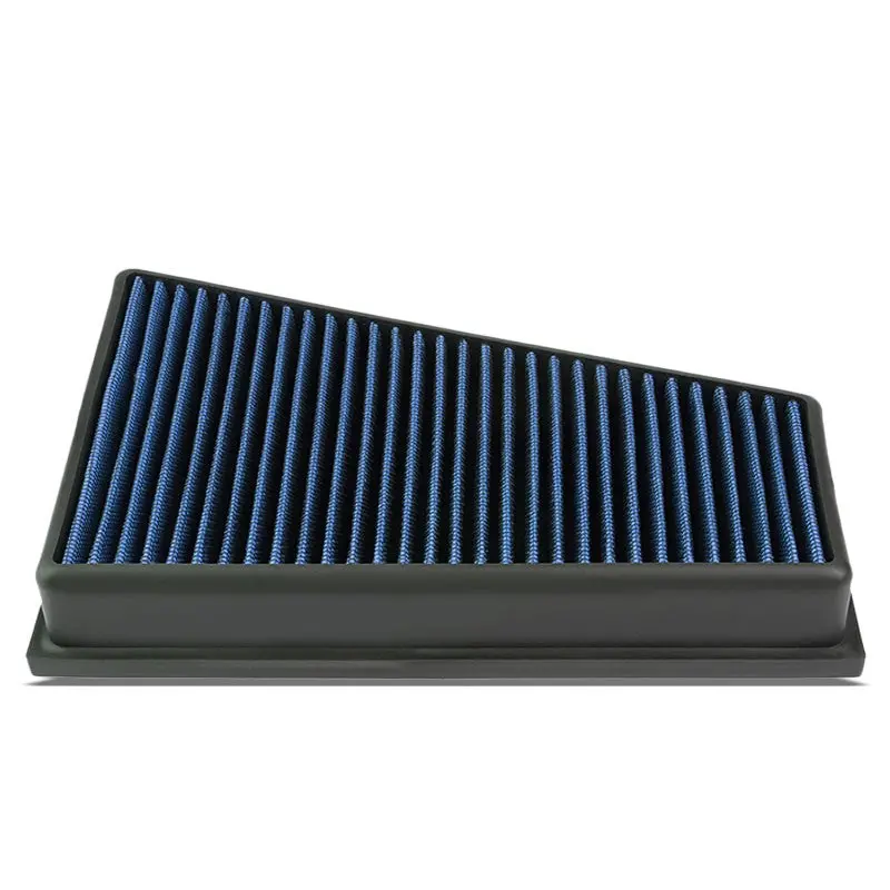 Blue High Flow Washable Airbox Drop-In Panel Air Filter For 15-17 Cla180 1.6L 1