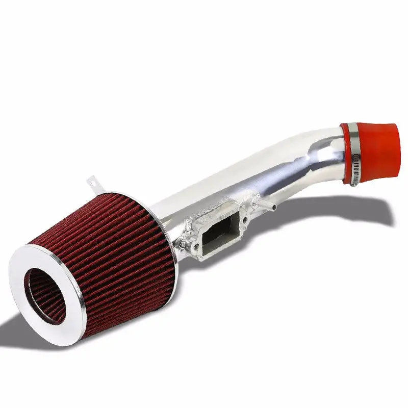 Polish Shortram Air Intake+Red Dry Filter For Lexus 98-00 S160 Gs300 3.0L 2Jz 1