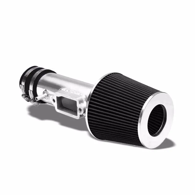 Polish Shortram Air Intake+Black Dry Filter For Toyota 97-01 Camry/Solara Xv20 3.0L V6 1