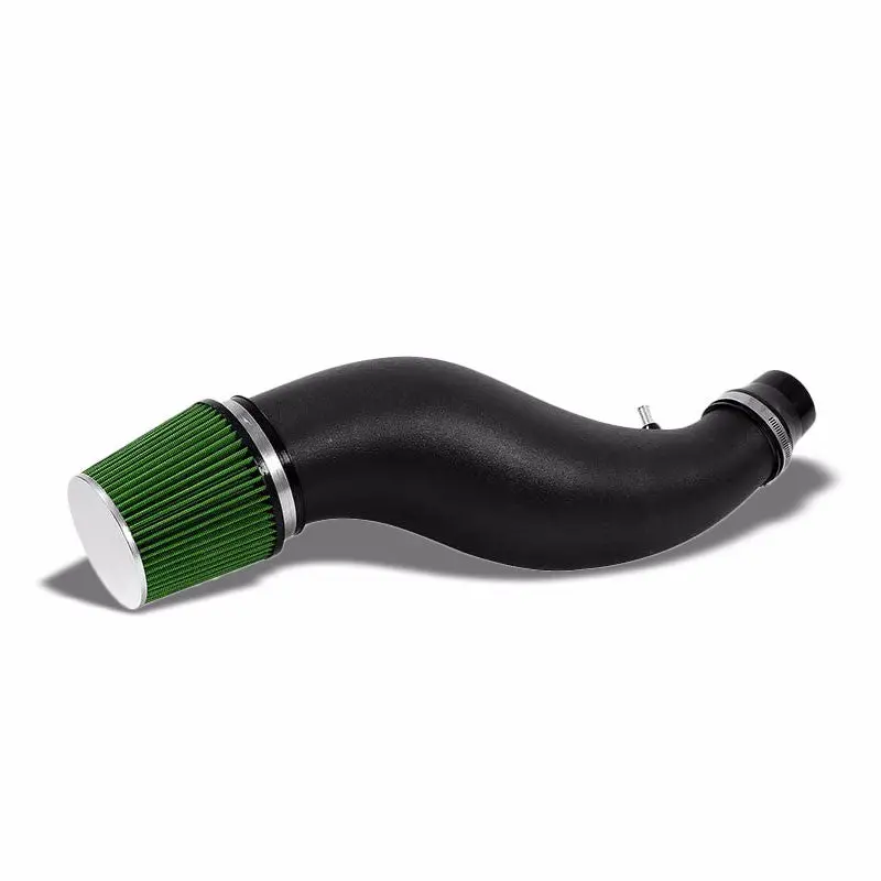 Black Shortram Air Intake+Green Filter For Honda 92-00 Civic/Del Sol 1.5L/1.6L 1