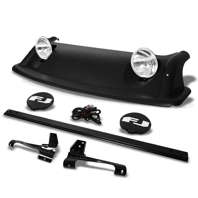 Roof Rack Bar Offroad Air Dam+Fog Light+Cover For Toyota 07-11 Fj Cruiser 1