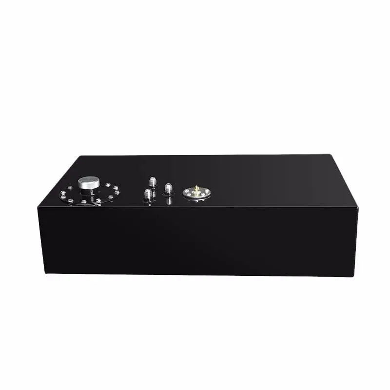 Black Aluminum 17 Gallon/64.4L T2 Fuel Cell Tank/Black Cap Door+Level Sender 1
