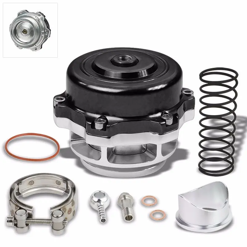 Universal Black Aluminum Body Blow Off Valve 35 Psi 50Mm Flange 1