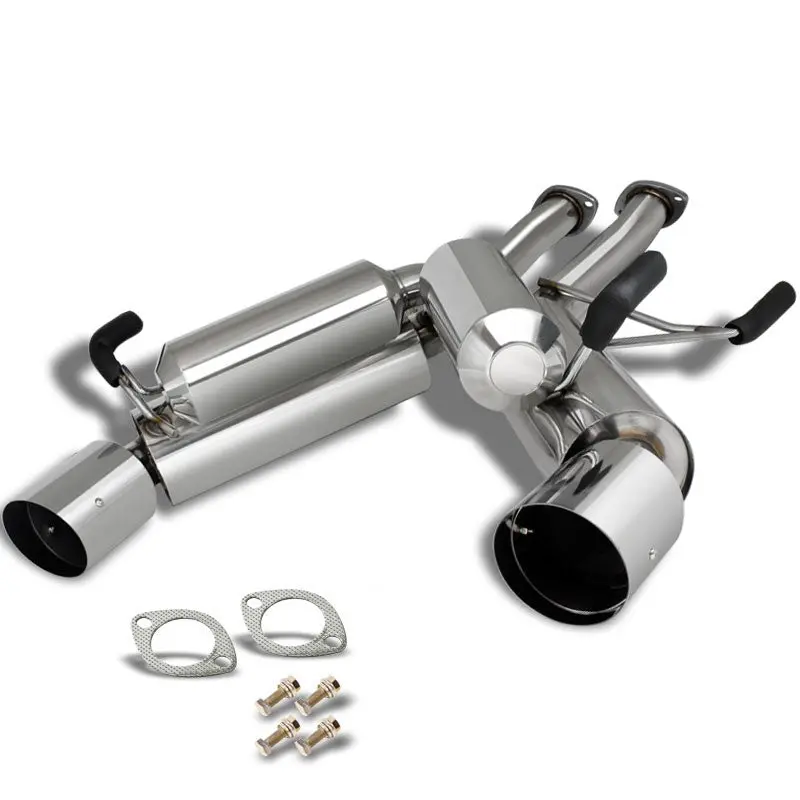 4.5" Muffler Tip Exhaust Axleback System For 03-08 Nissan 350Z Z33 3.5L V6 Dohc 1