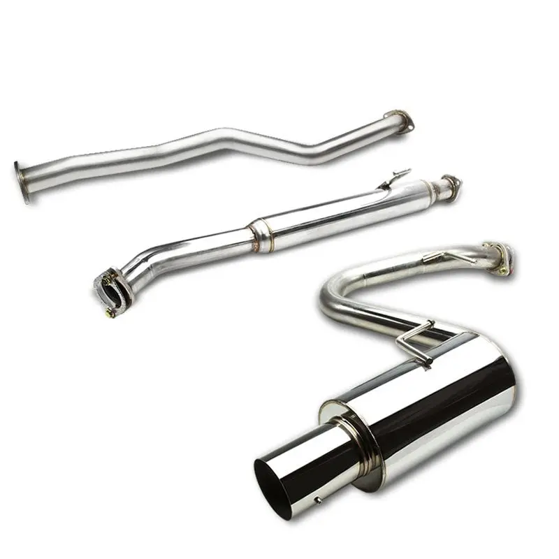 4.00" Muffler Tip Catback Exhaust System For Scion 05-10 Tc 2.4L I4 Vvti 2Az-Fe 1