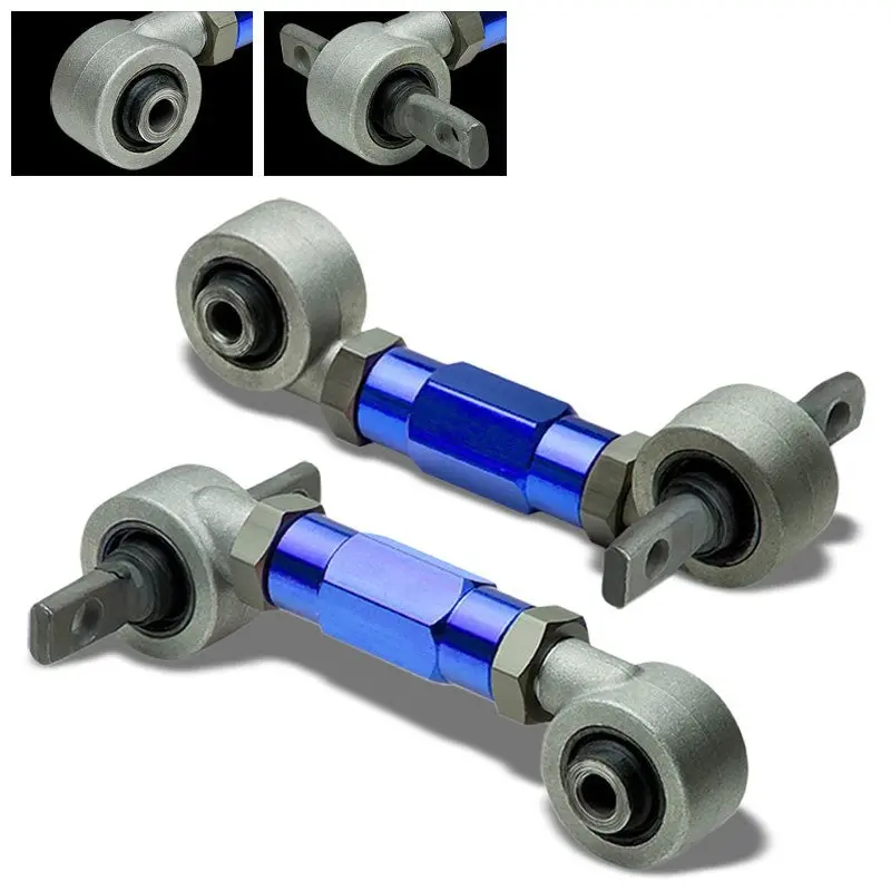 Blue Adjustable Steel Rear Camber Control Arm Kit For 88-00 Civic Ee/Ef/Eg/Eh/Ej 1