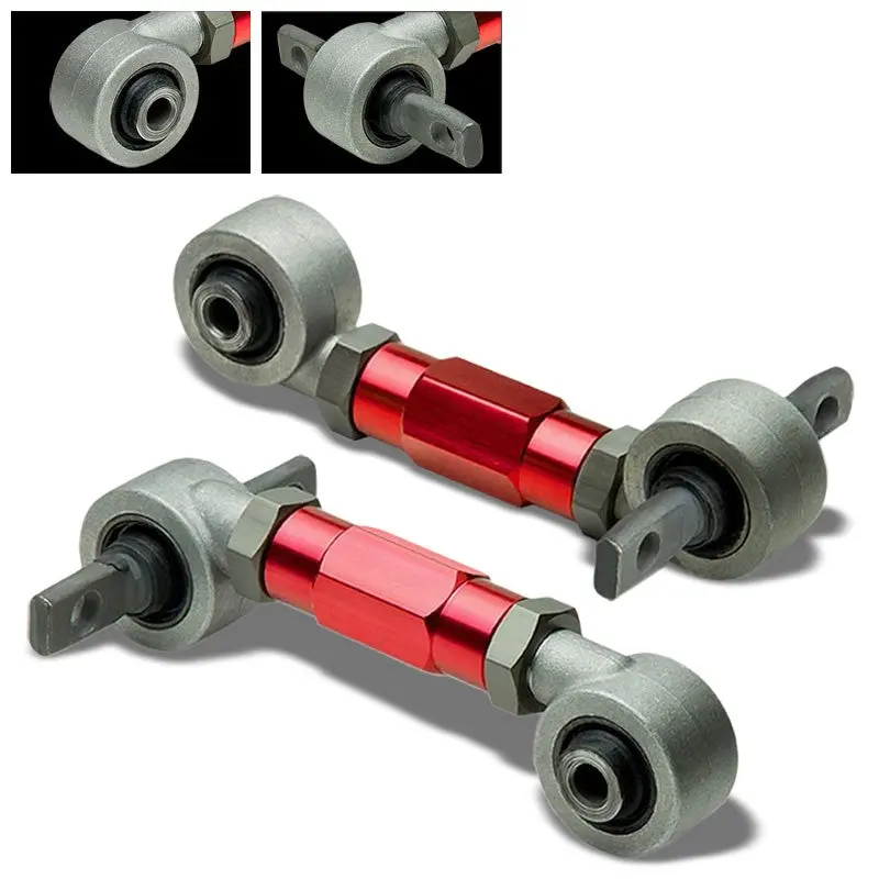 Red Adjustable Steel Rear Camber Control Arm For 88-00 Civic Ee/Ef/Eg/Eh/Ej/Dc 1