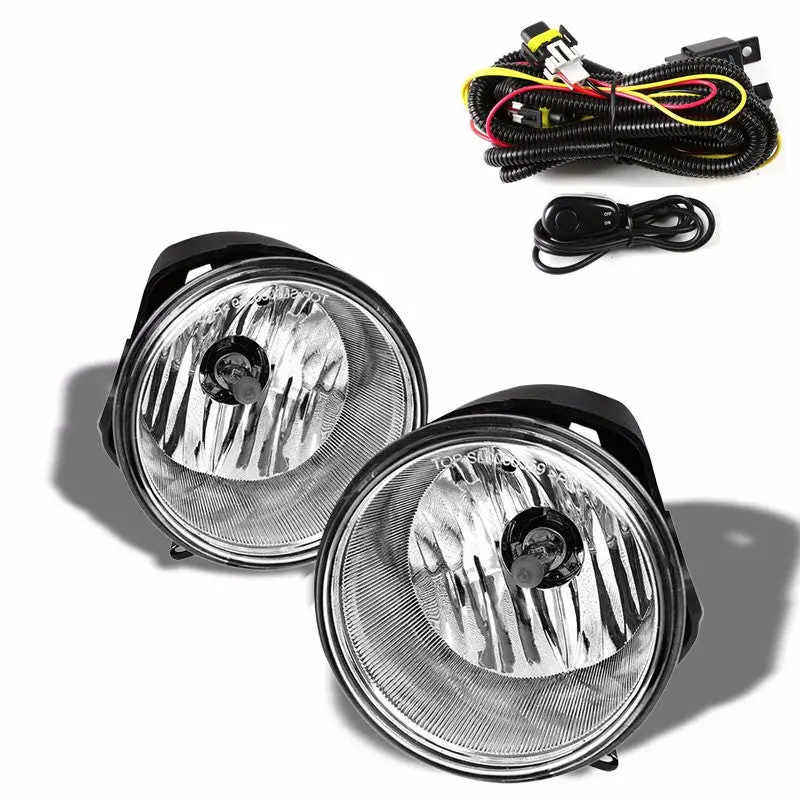 Clear Lens Housing Driving/Bumper Fog Light+Mounting For Chrysler 05-10 300 C 1