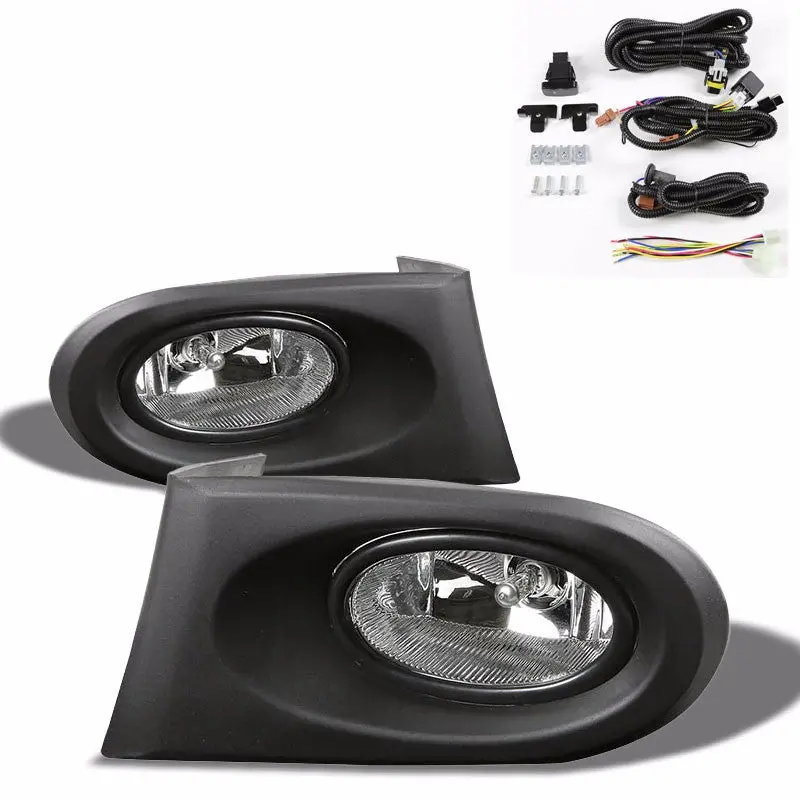 Clear Lens Housing Driving/Bumper Fog Light For Acura 02-04 Rsx Dc5 K20a2 Coupe 1
