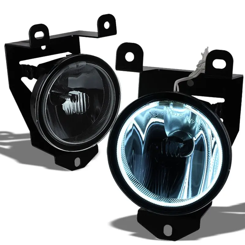 Smoke Lens Housing Oe Halo Ccfl Front Bumper Fog Light/Lamp For Gmc 01-06 Yukon 1