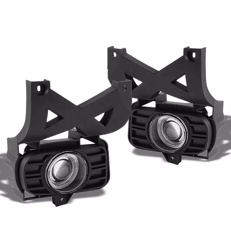 Halo Projector Clear Lens Housing Bumper Fog Light/Lamp For Ford 01-04 Escape 1