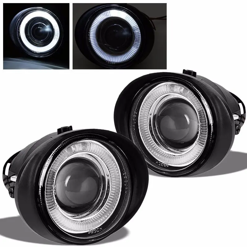 Halo Projector Clear Lens Housing Bumper Fog Light/Lamp For Nissan 02-06 Altima 1