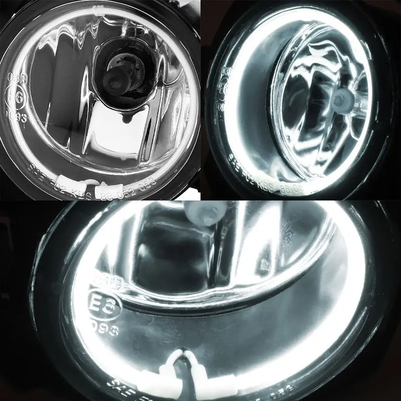 Clear Lens Bumper Ccfl Ring Fog Light Lamp +Switch For 05+ Xterra/Frontier 2