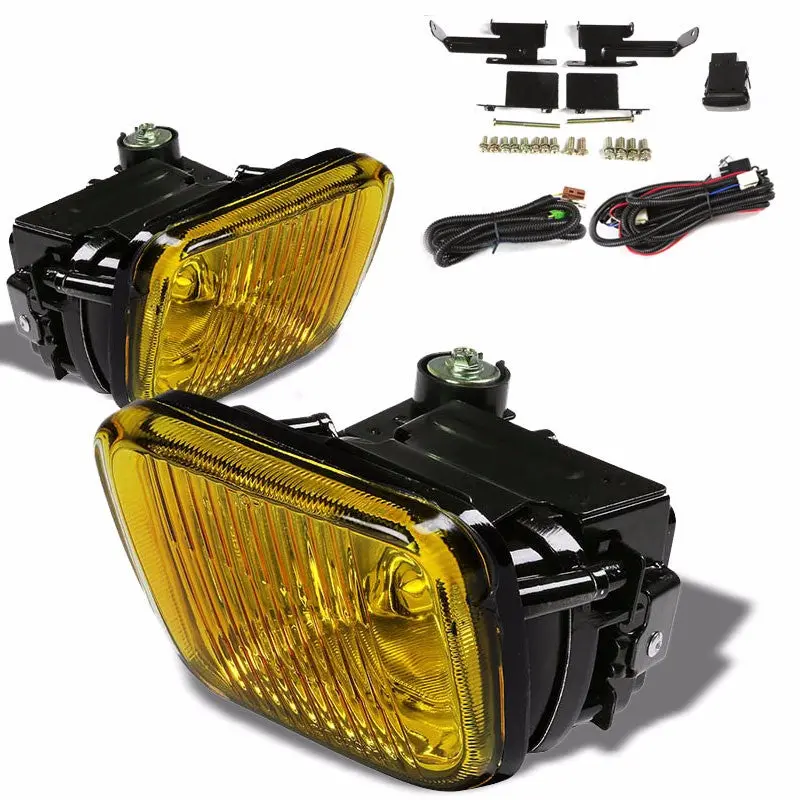 Amber Lens Housing Driving/Bumper Fog Light+Kit For Honda 96-98 Civic Ej/Ek/Em 1