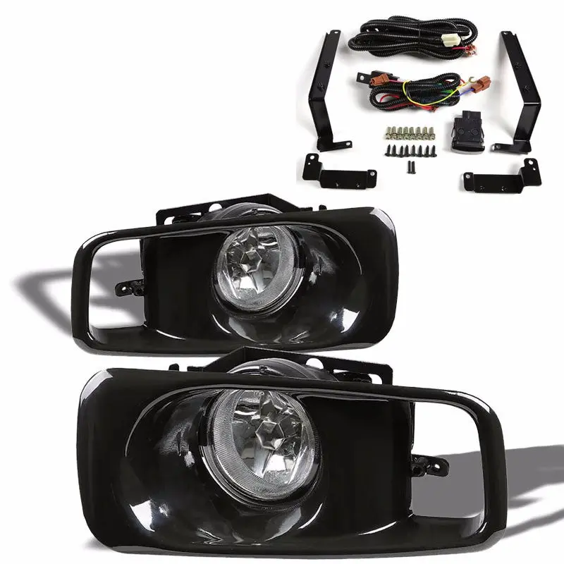 Clear Lens Housing Driving/Bumper Fog Light+Kit For Honda 99-00 Civic Ej/Ek/Em 1