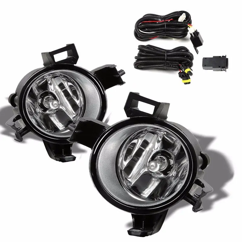 Clear Lens Housing Driving/Bumper Fog Light For Nissan 04-06 Altima S/Se/Sl V6 1