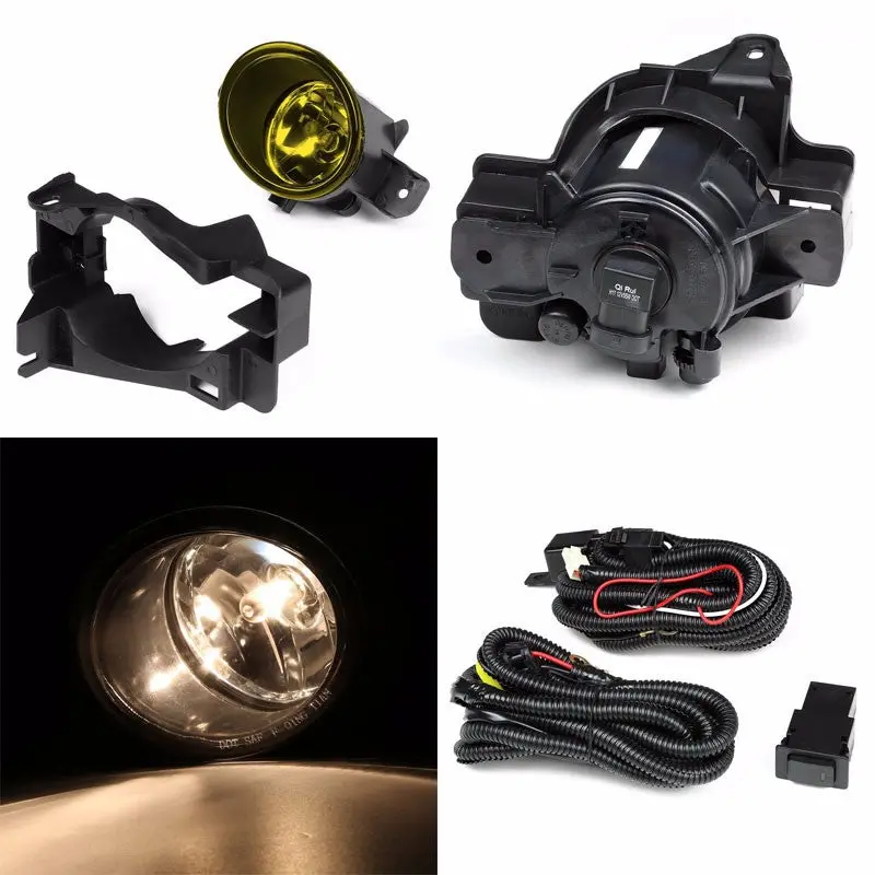 Amber Lens Housing Driving/Bumper Fog Light For Nissan 08-10 Altima D32 Coupe 2