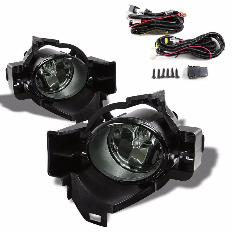 Smoke Lens Housing Driving/Bumper Fog Light For Nissan 10-12 Altima L32a Sedan 1