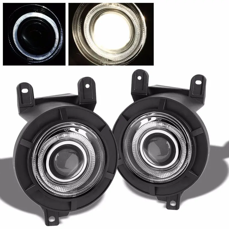 Halo Projector Clear Lens Housing Fog Light/Lamp For Lincoln 98-03 Navigator 1