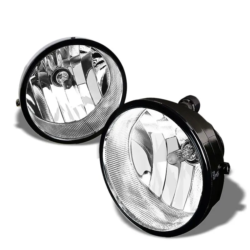Clear Lens Chrome Housing Bumper Fog Light/Lamp For Toyota 07-16 Sequoia/Tundra 1