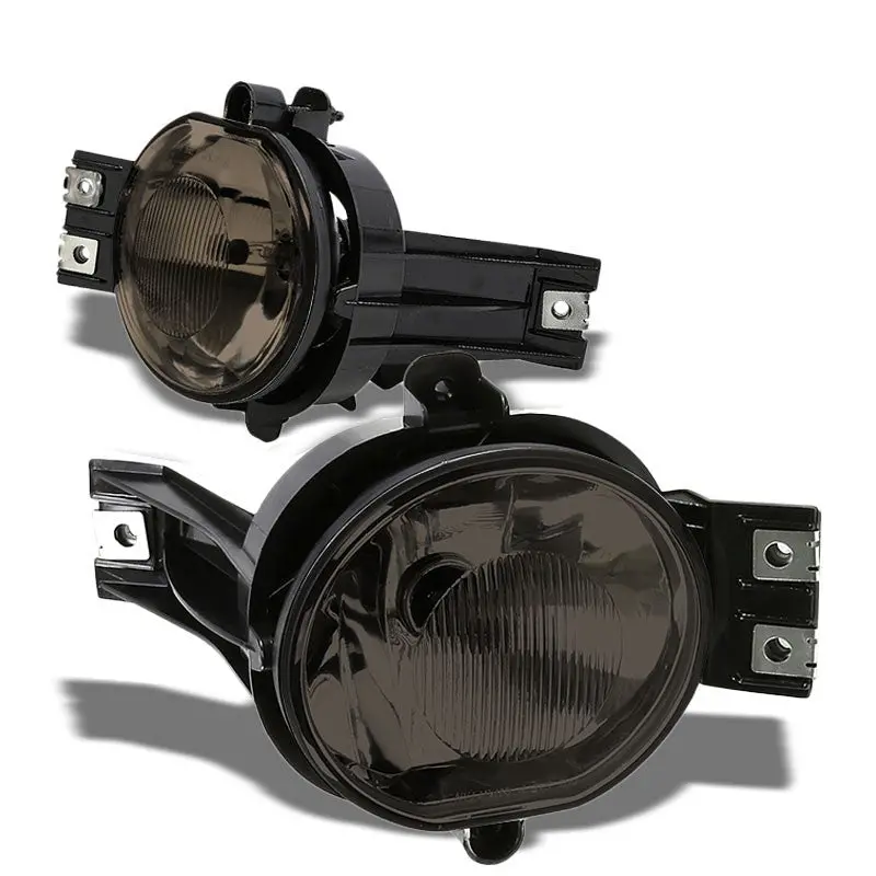 Smoke Lens Chrome Housing Front Fog Light/Lamp For Dodge 02-09 Ram 15/25/3500 1
