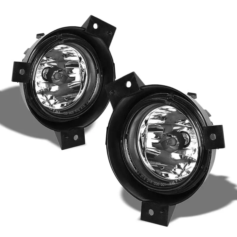 Clear Lens Chrome Housing Front Bumper Fog Light/Lamp Kit For Ford 01-03 Ranger 1