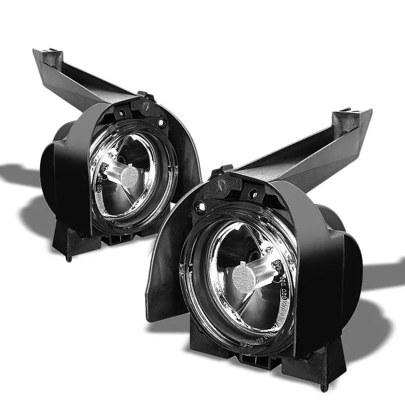 Clear Lens Chrome Housing Bumper Fog Light/Lamp Kit For Ford 99-01 Explorer U150 1