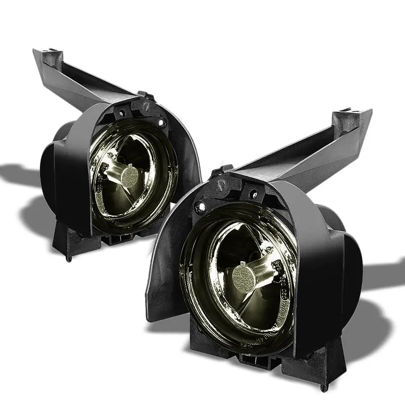 Smoke Lens Chrome Housing Bumper Fog Light/Lamp Kit For Ford 99-01 Explorer U150 1