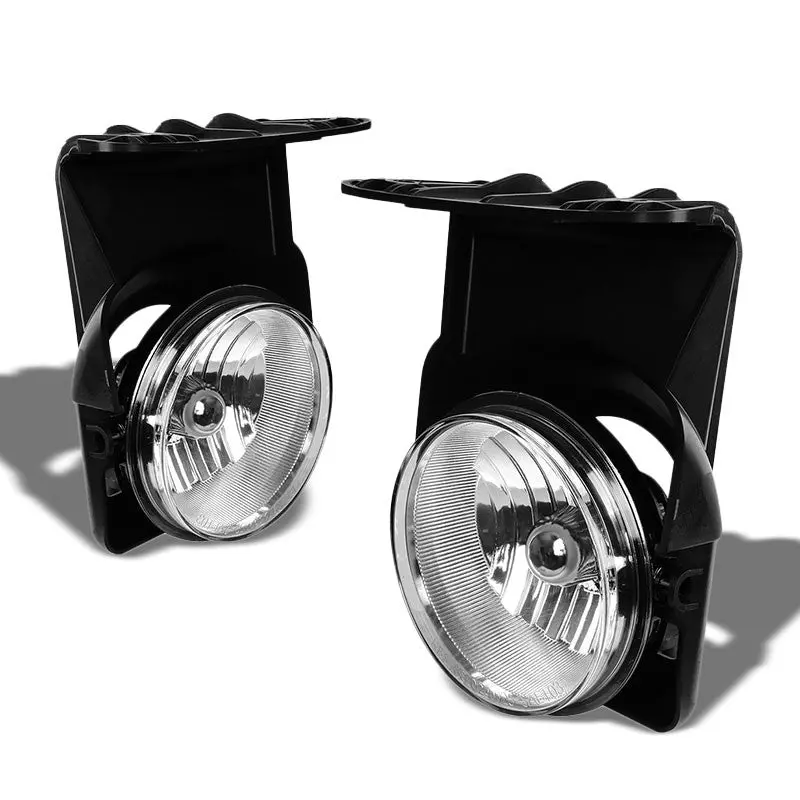 Clear Len Front Bumper Fog Light Lamp For 03-06 Sierra 1500 2500 3500 & Hd 1