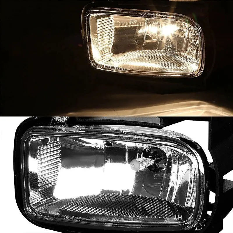 Clear Lens Chrome Housing Front Bumper Fog Light/Lamp For Ford 01-04 Escape Cd2 2