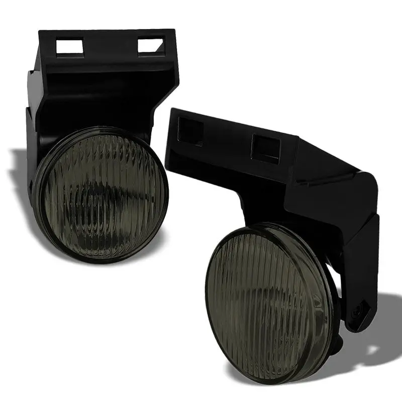 Smoke Lens Chrome Housing Front Fog Light/Lamp For Dodge 94-02 Ram 15/25/3500 1