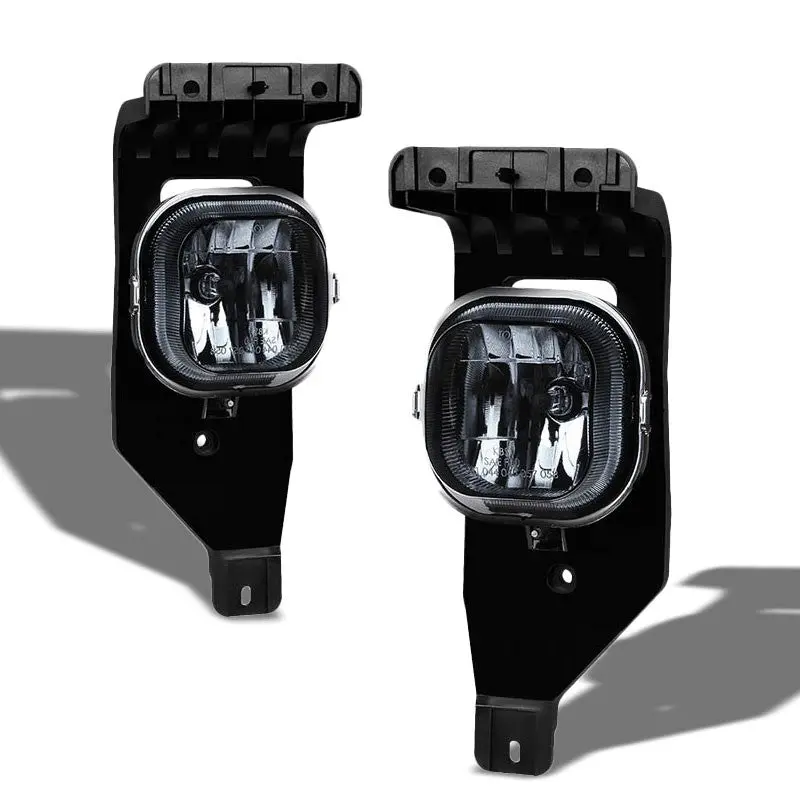 Smoke Lens Chrome Housing Fog Light/Lamp For 05-07 F250/F350/F450/F550 Superduty 1