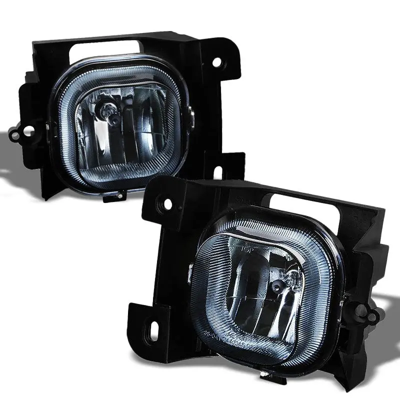 Smoke Lens Chrome Housing Front Bumper Fog Light/Lamp Kit For Ford 04-05 Ranger 1