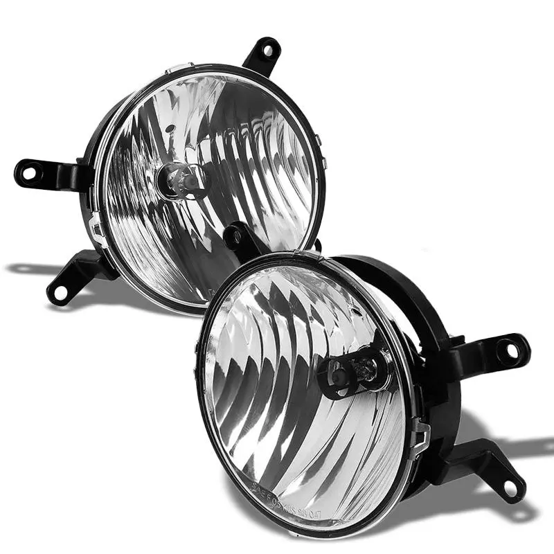 Clear Lens Chrome Housing Front Bumper Fog Light/Lamp Kit For Ford 05-09 Mustang 1